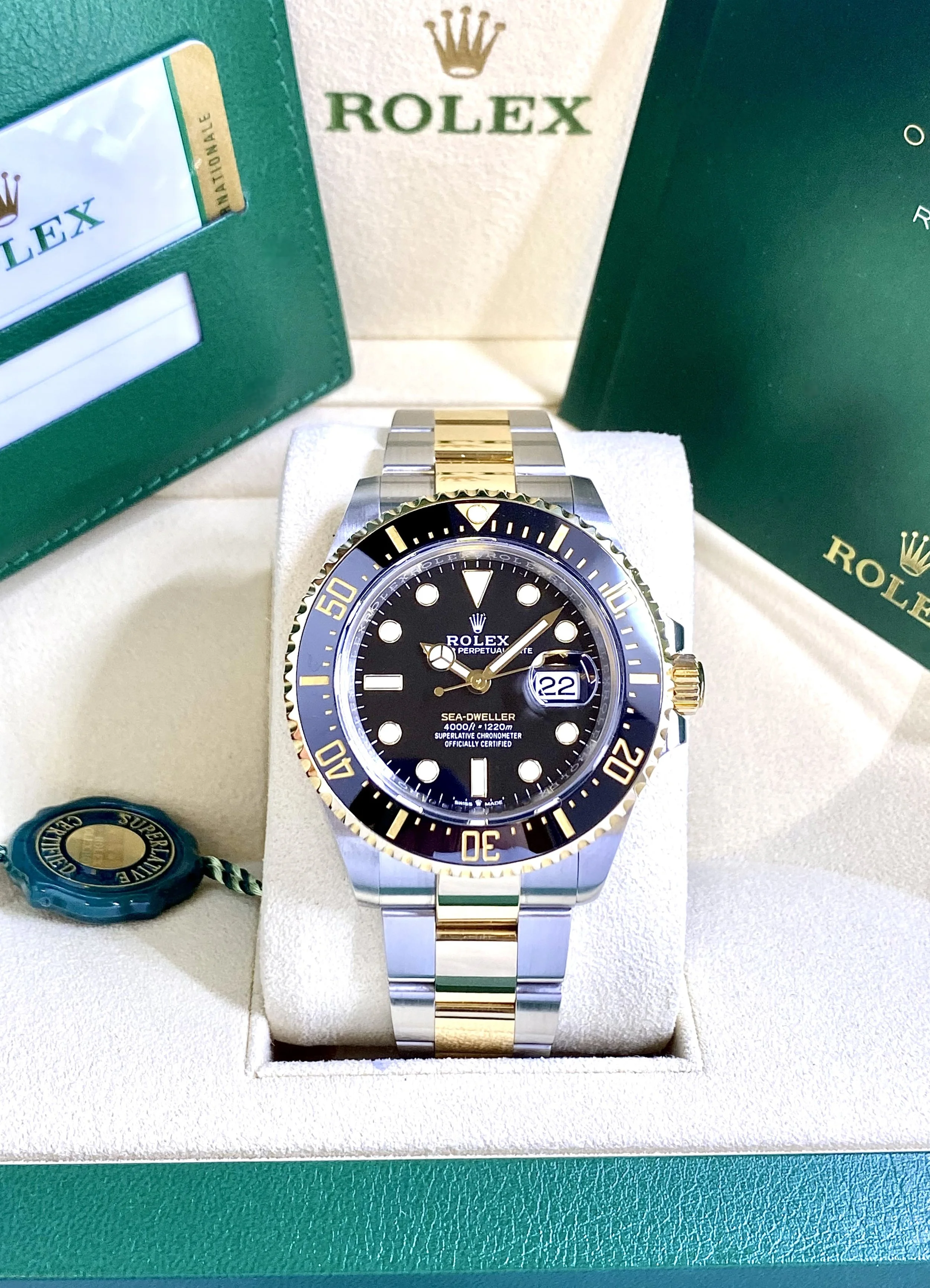 Rolex Sea-Dweller 126603 - Steel & 18k Gold - Box & Papers