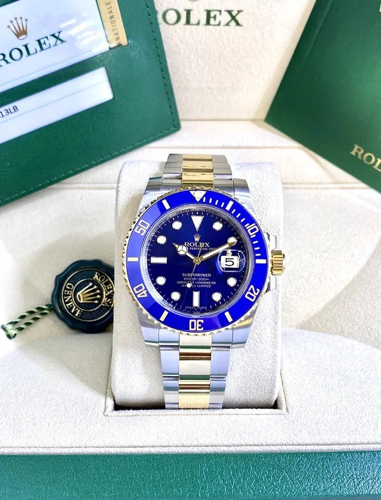 Rolex Submariner 116613LB "Bluesy" - 40mm - Steel & 18k Gold - Box & Papers