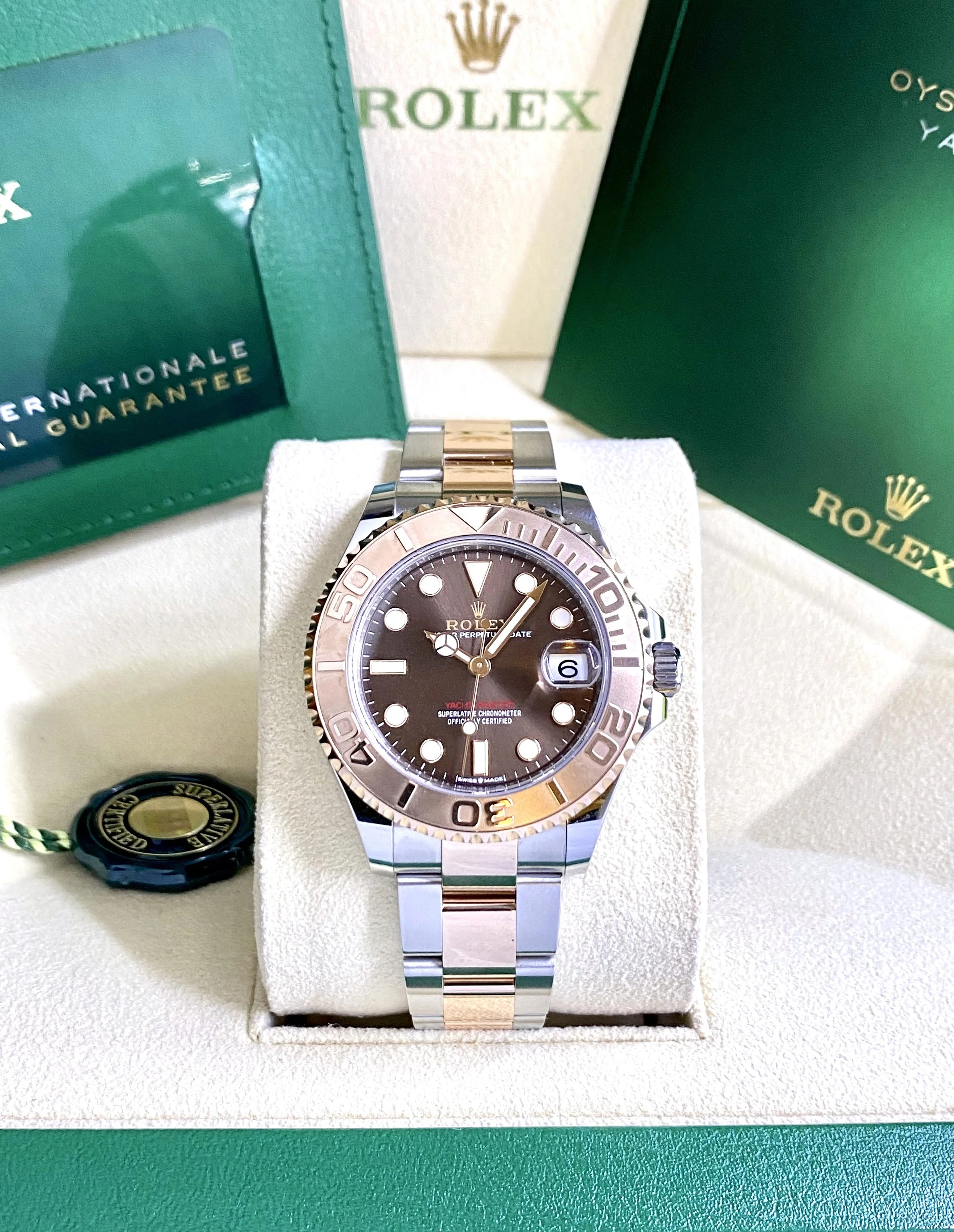 Rolex Yacht-Master 37 #268621 - Steel and Everose Gold - Chocolate Dial