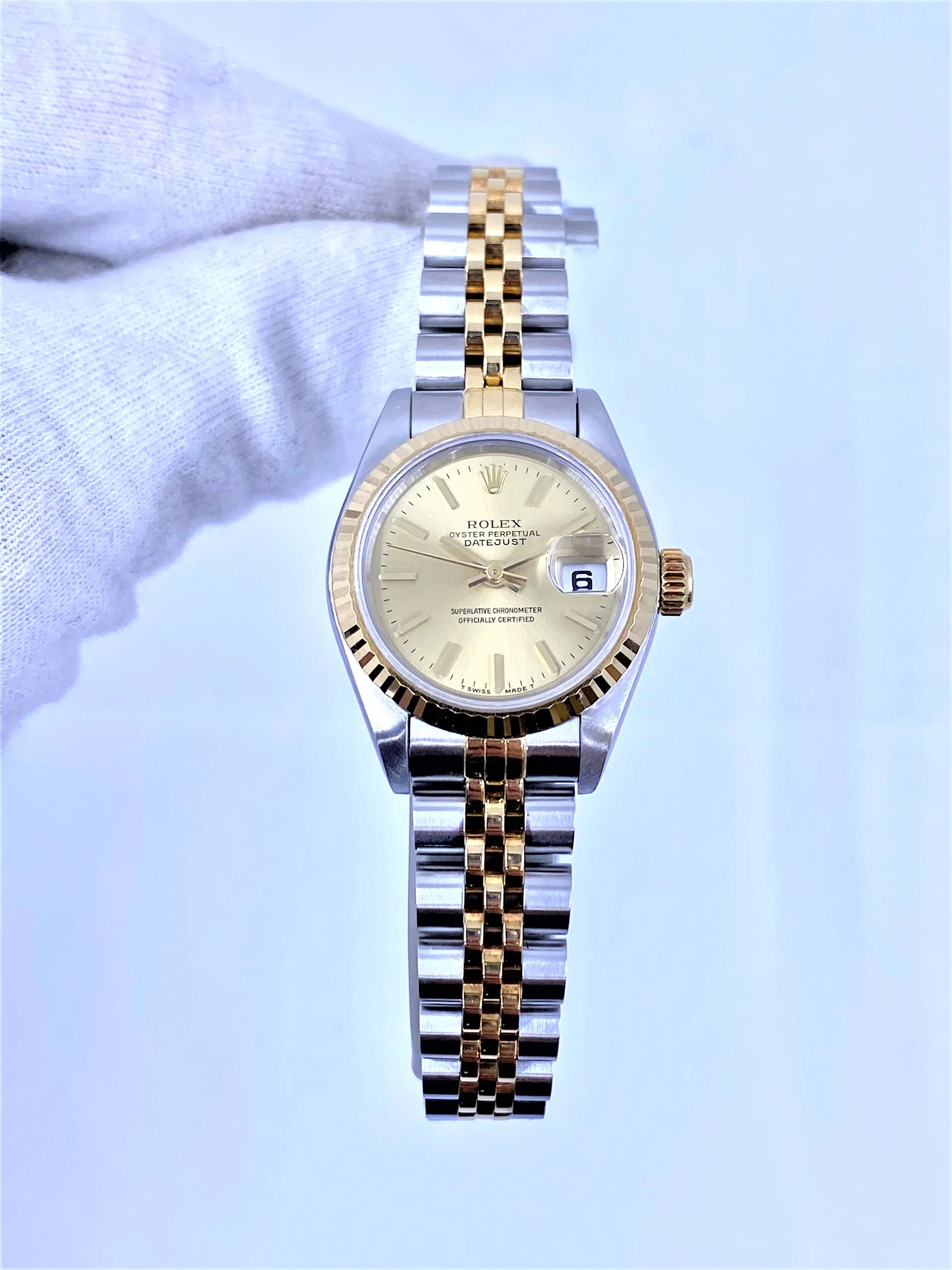 Pre Owned Rolex Datejust Steel \u0026 Gold 26mm Watch - 179173