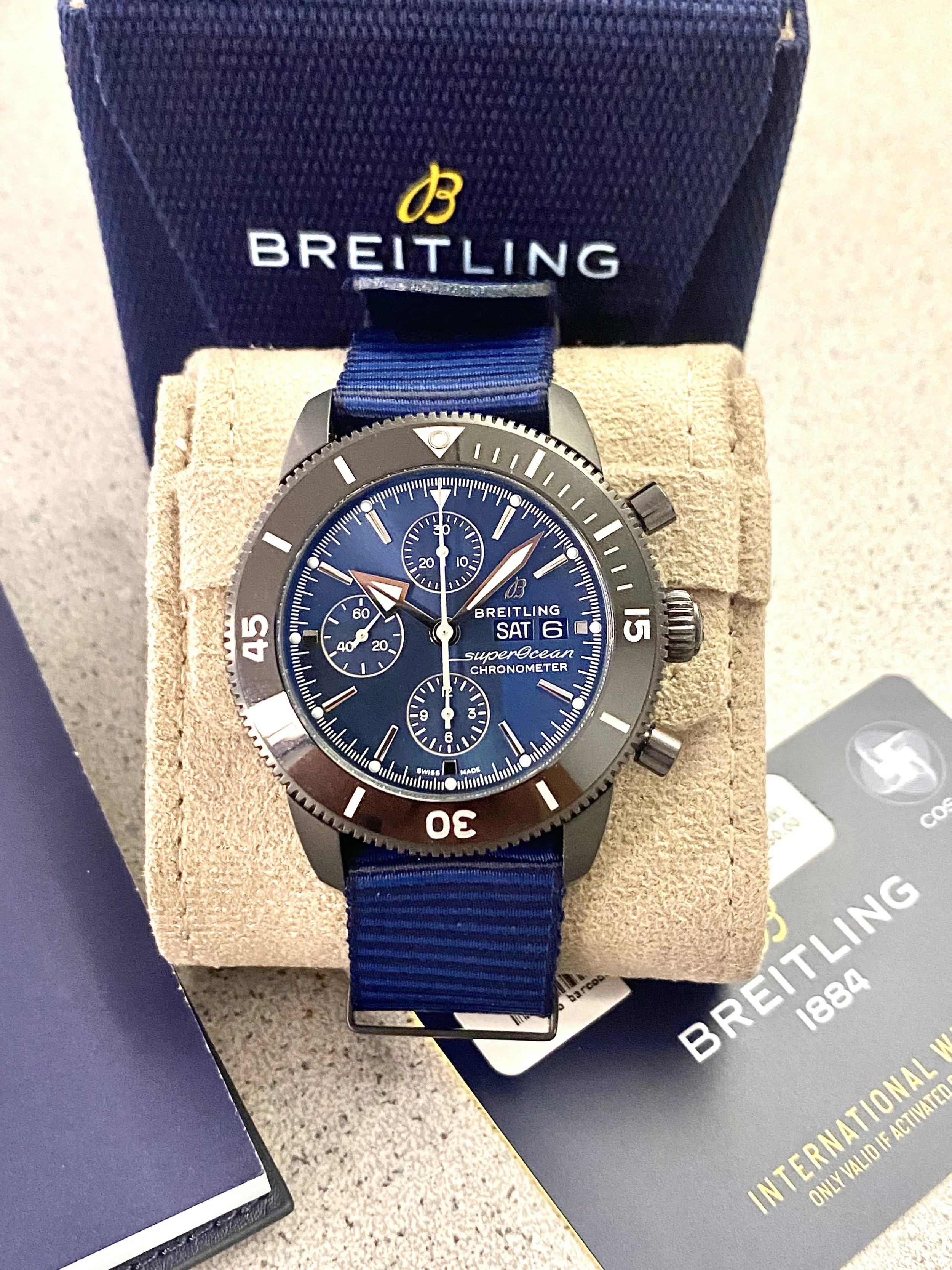 Breitling Superocean Heritage Chronograph 44 "Outerknown" - Box & Papers