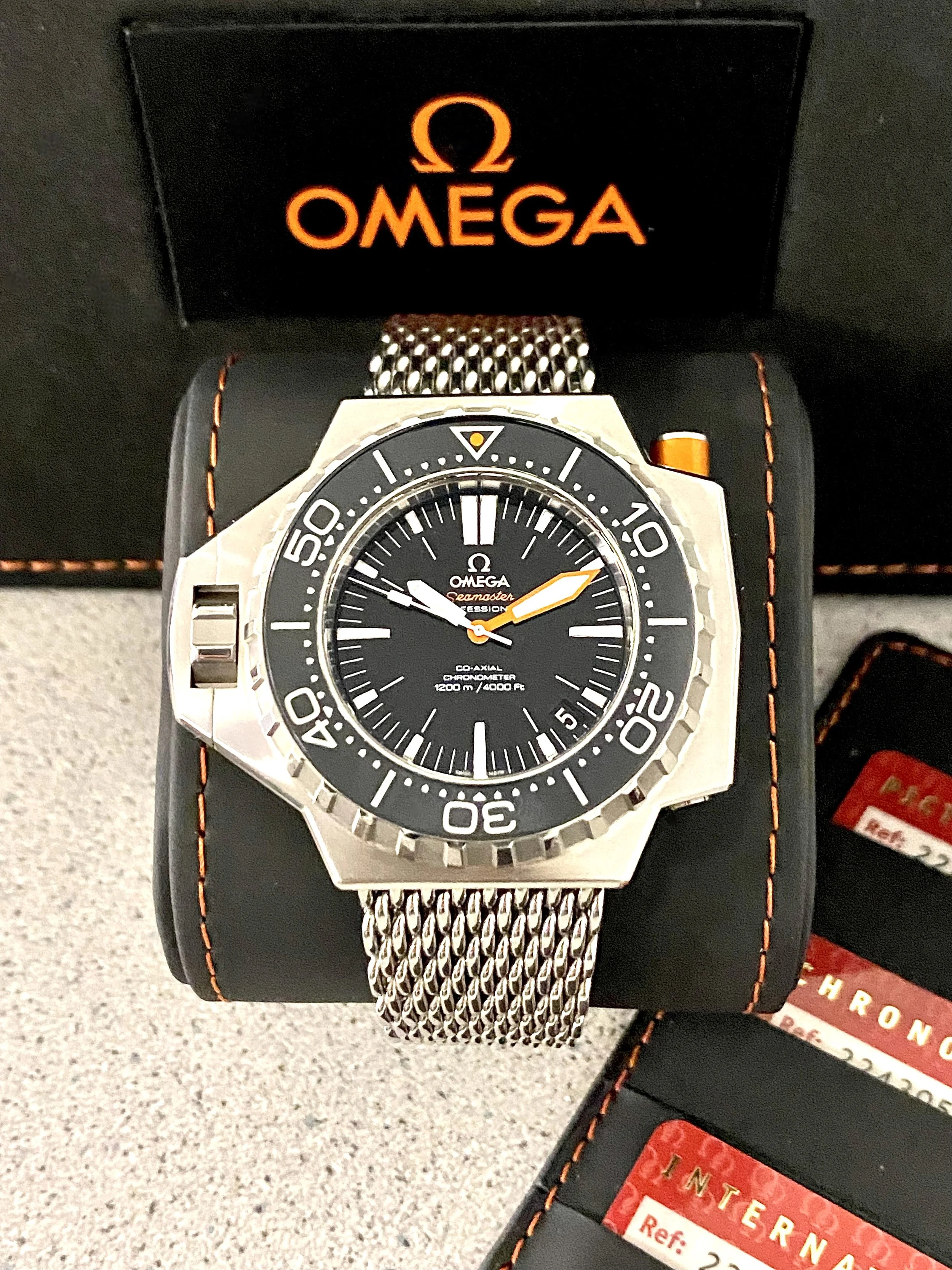 Omega Seamaster PLOPROF 1200M - Co-Axial Black Dial 224.30.55.21.01.001