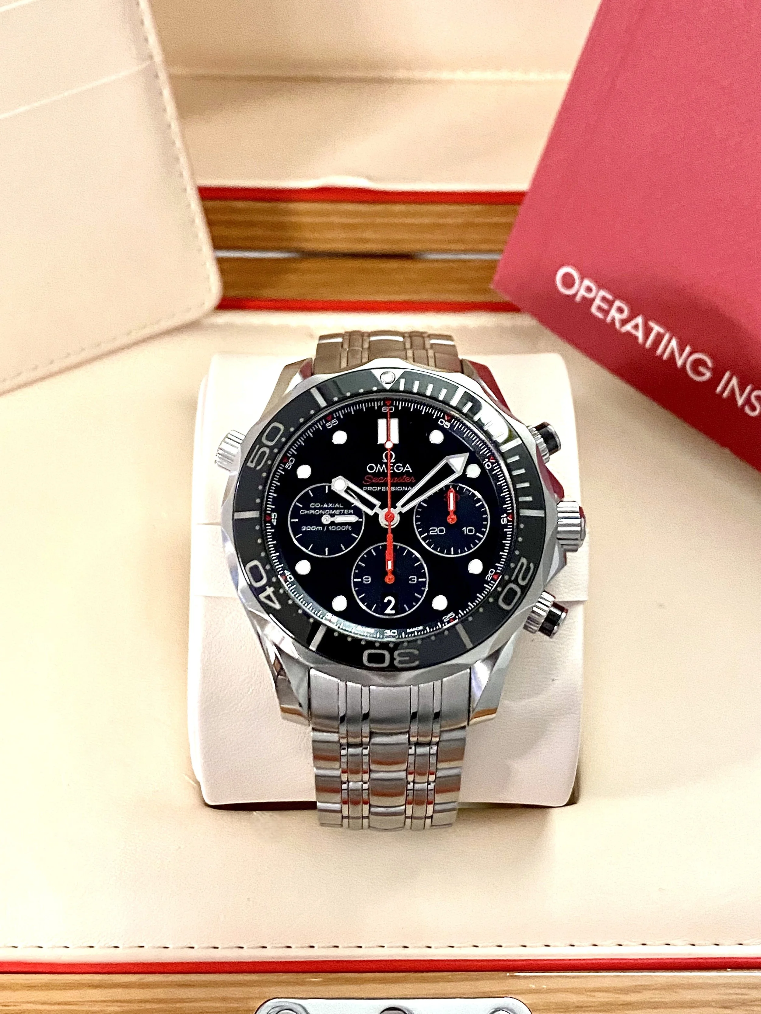 Omega Seamaster Diver 300 Co-Axial Chronograph - Box & Papers
