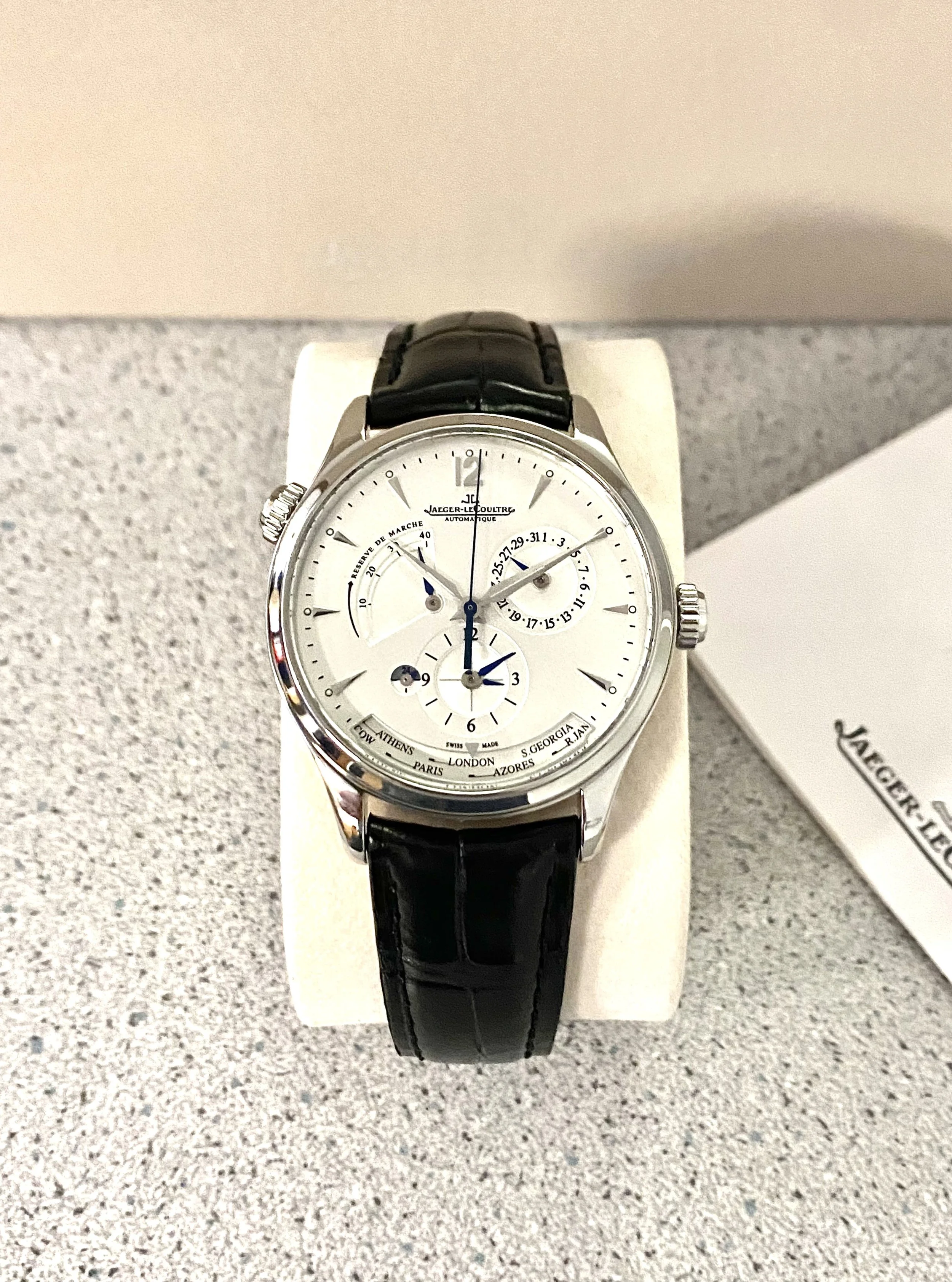 Jaeger LeCoultre Master Geographic Q1428421 - Box & Papers