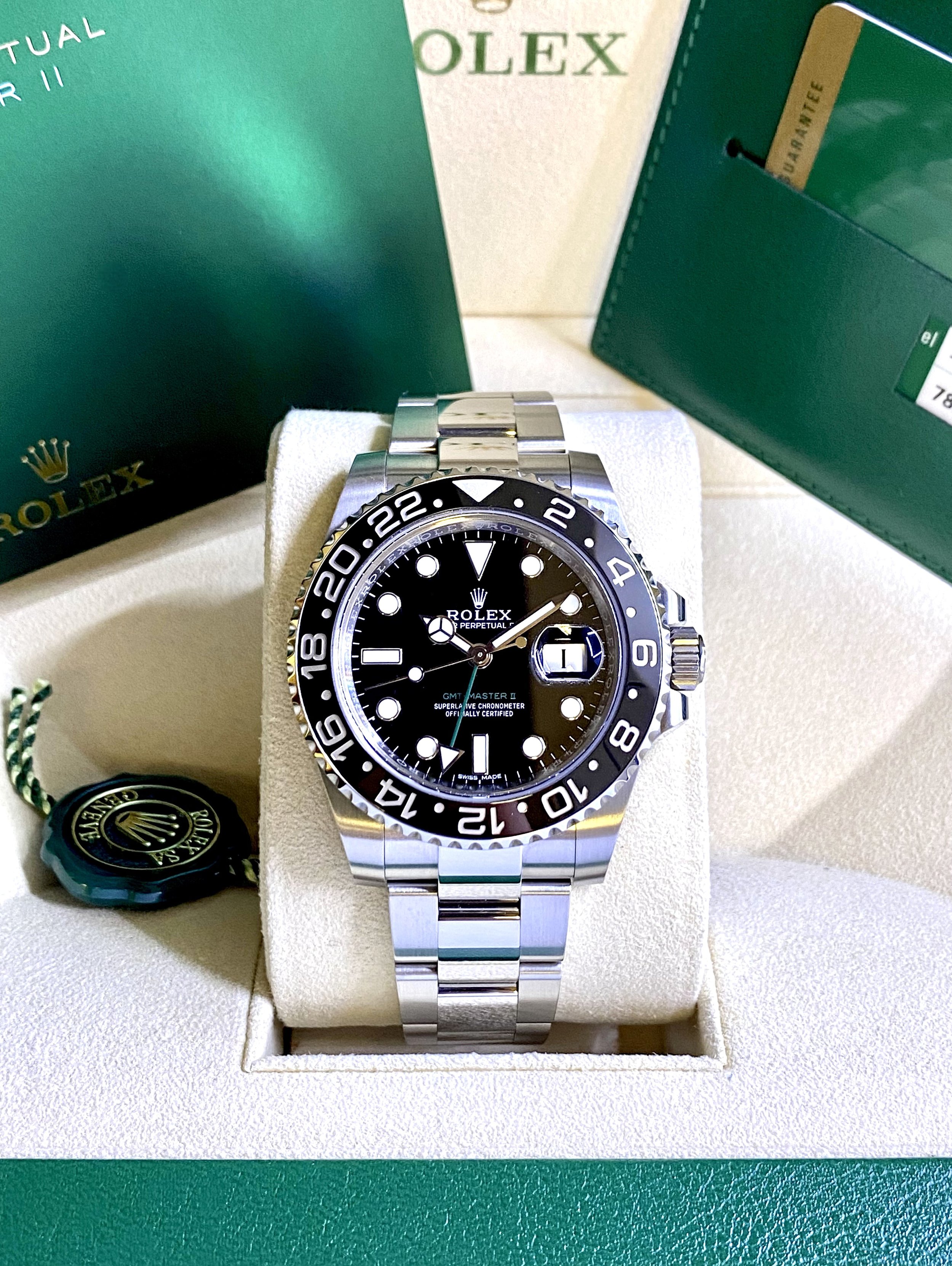 2019 Rolex GMT Master II 116710LN - Box & Papers - Last production year!