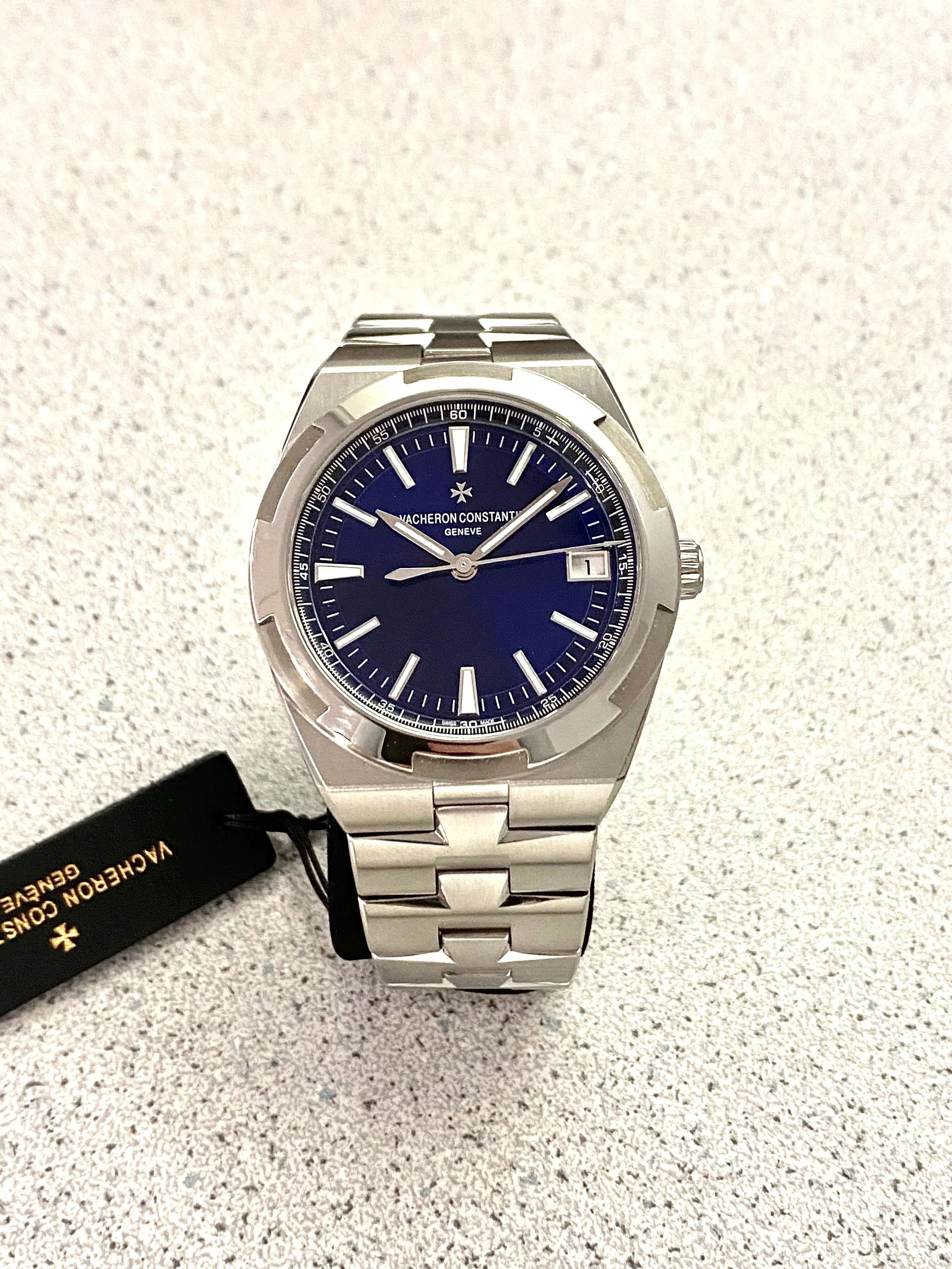 2022 Vacheron Constantin Overseas 4500V - Blue Dial - Box & Papers