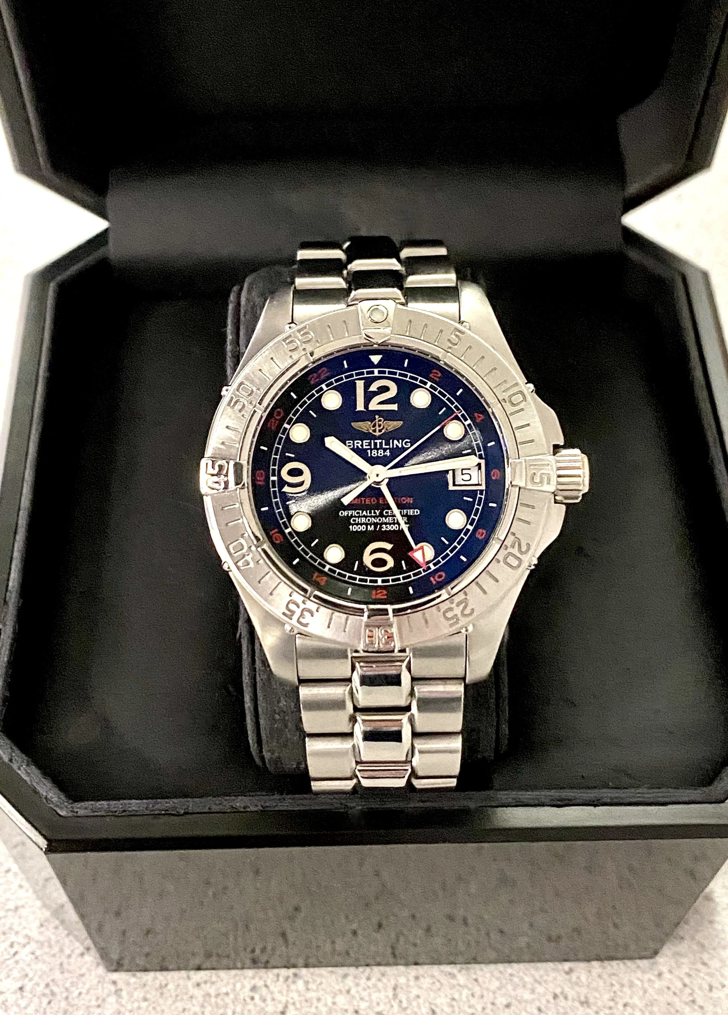 Breitling Superocean Steelfish GMT Limited Edition - Box & Papers