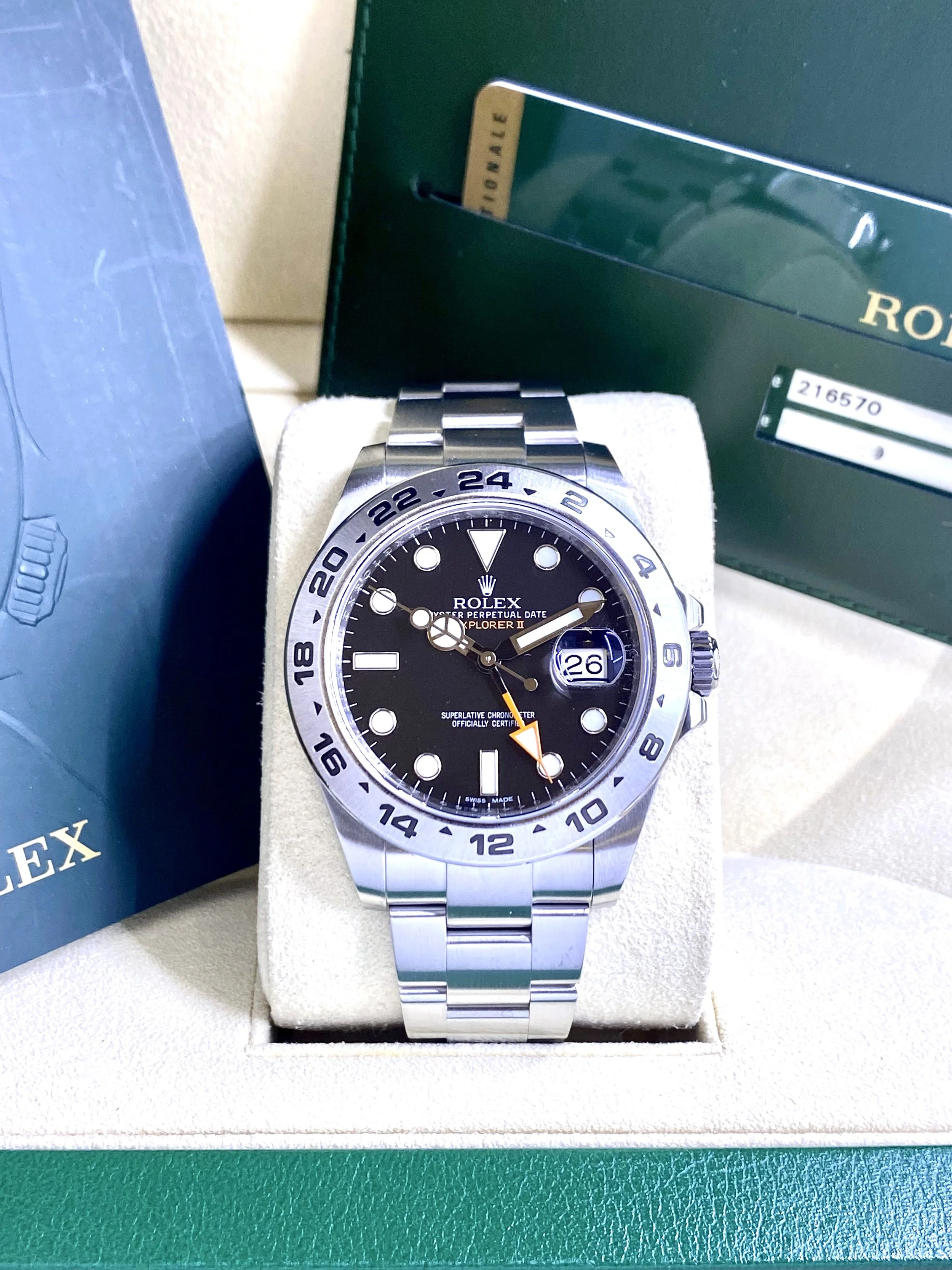 Rolex Explorer II #216570 - 42mm - Box & Papers