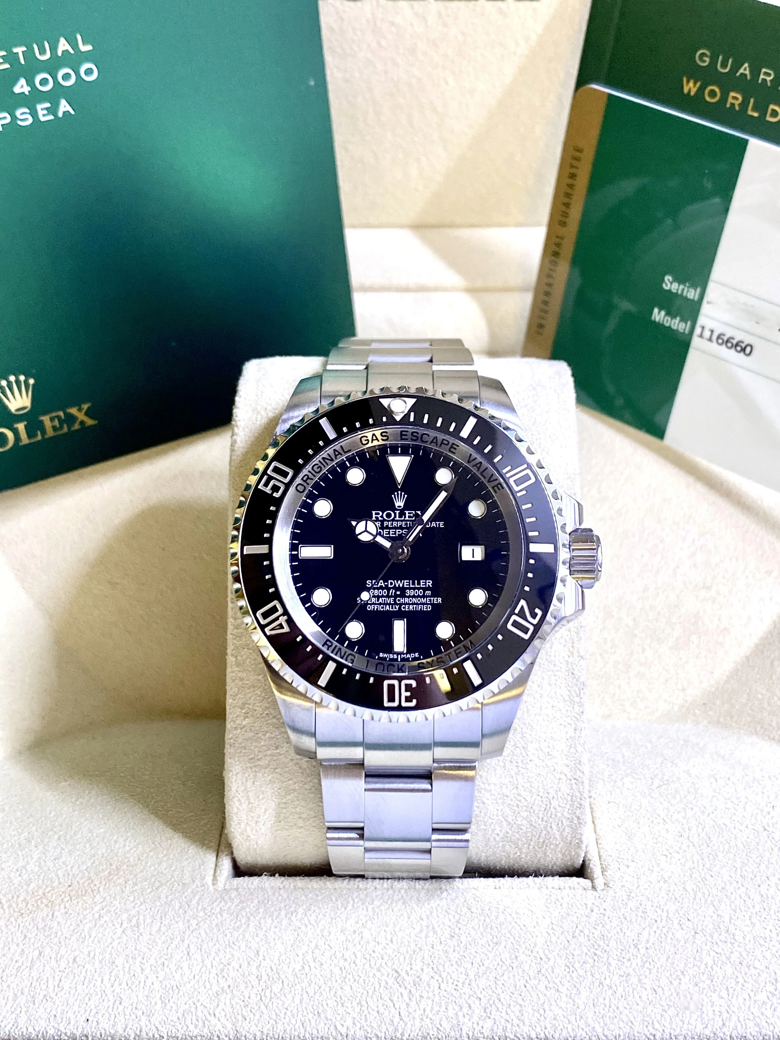 2016 Rolex Sea-Dweller Deepsea 116660 - Box & Papers