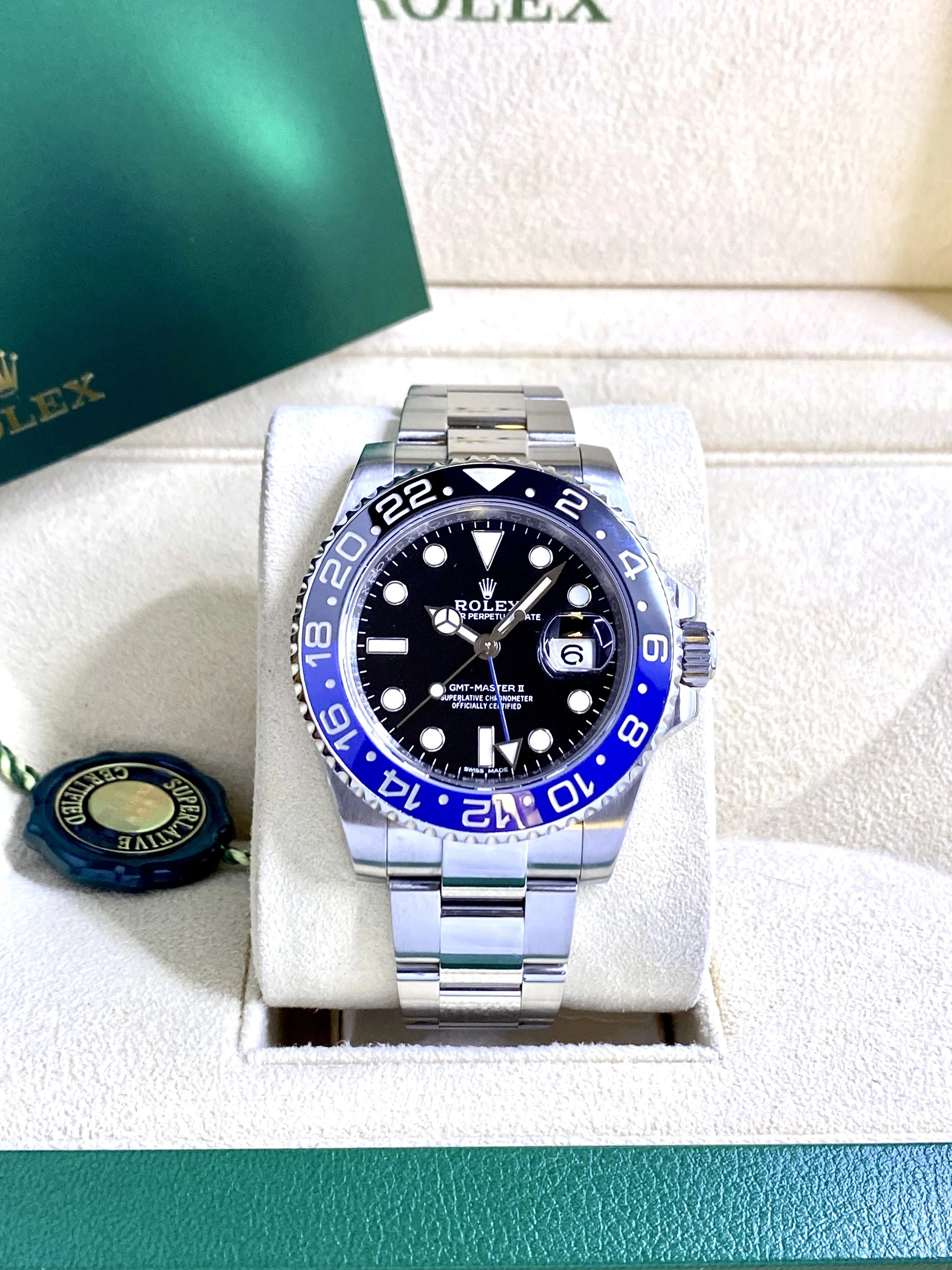 Rolex GMT-Master II #116710BLNR - "Batman" - Box & Manual
