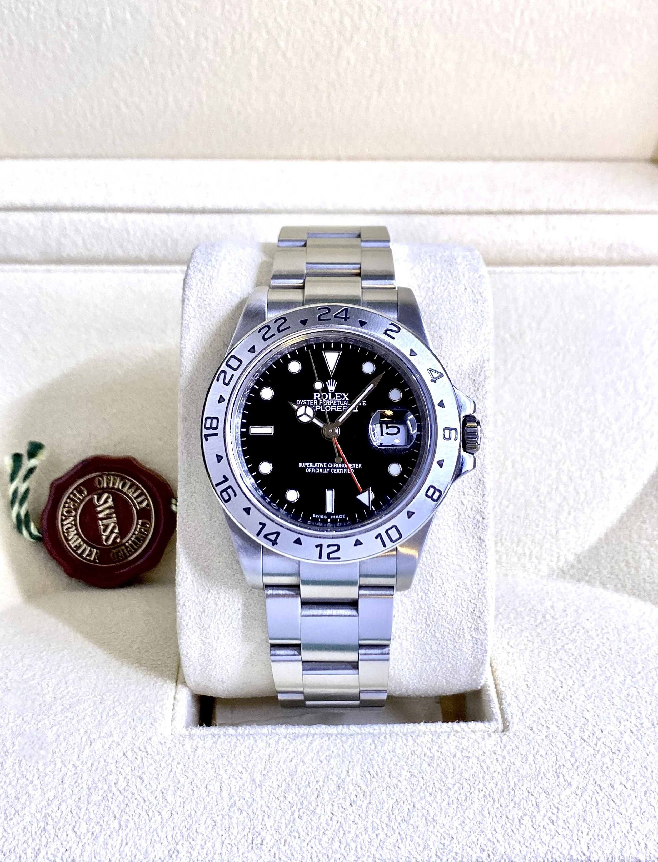 Rolex Explorer II #16570 - Black dial - Box & Papers with 3186 Movement!