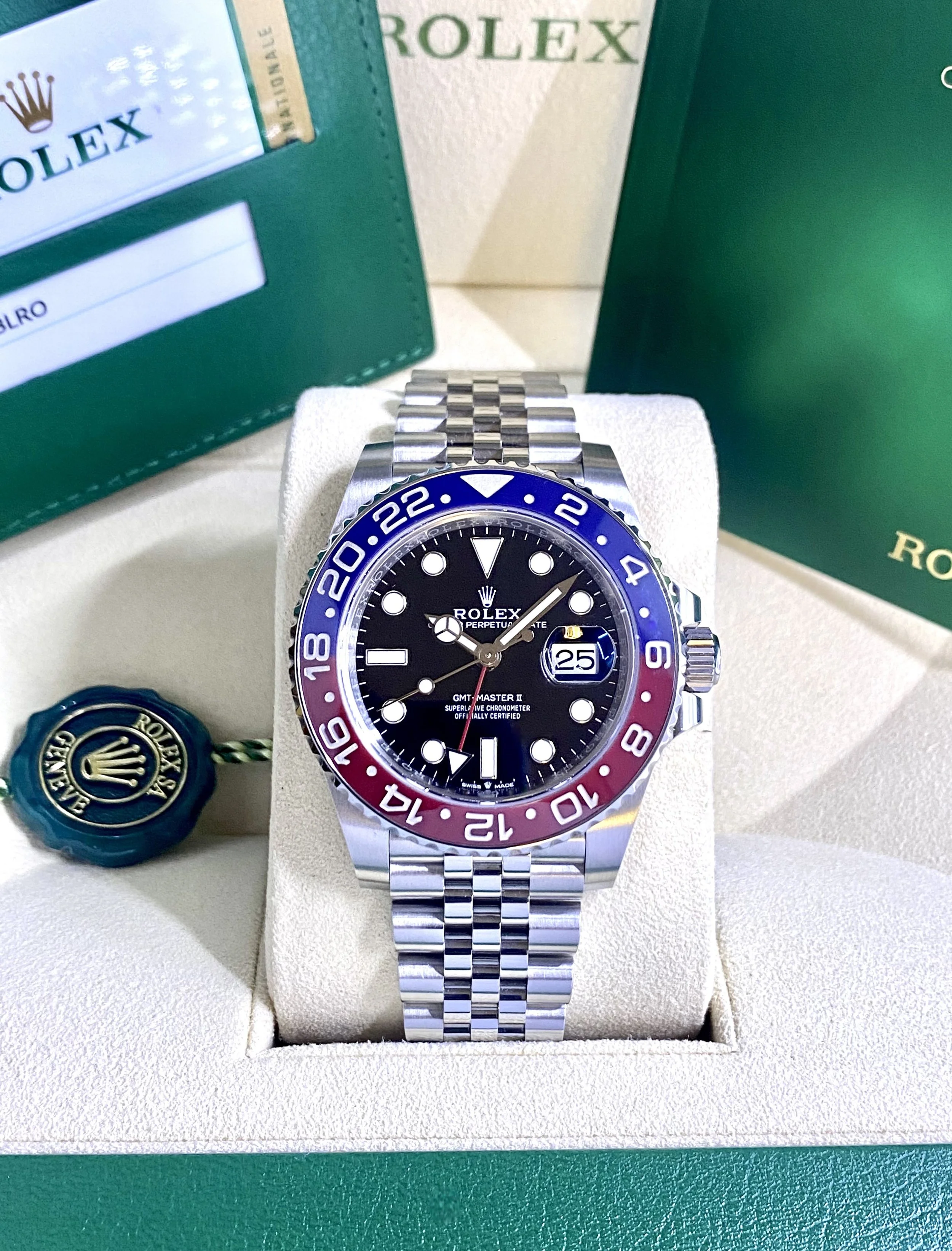 Rolex GMT-Master II 126710BLRO "Pepsi" - Box & Papers