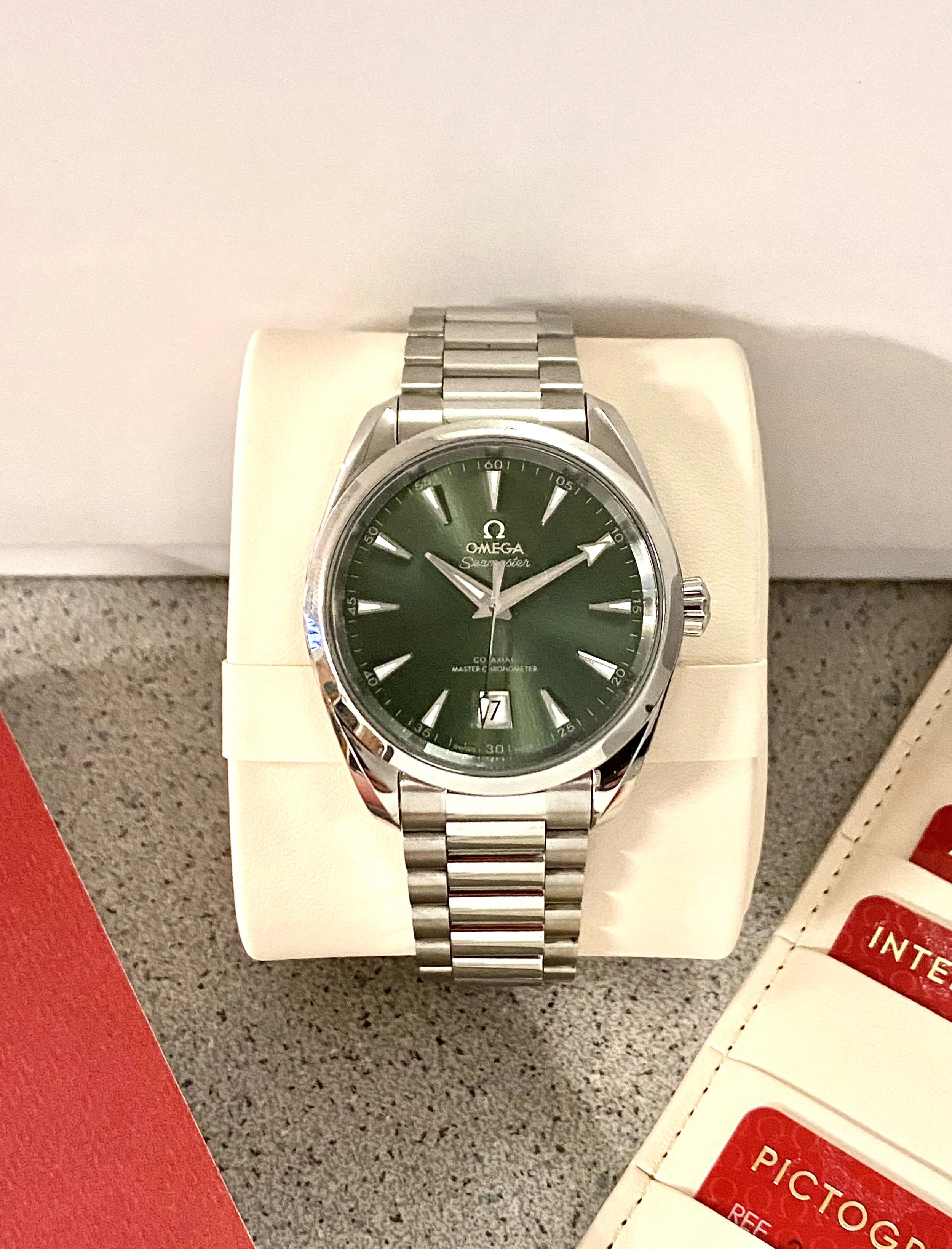 2024 Omega Aqua Terra 150M Co-axial #22010382010002 - Box & Papers