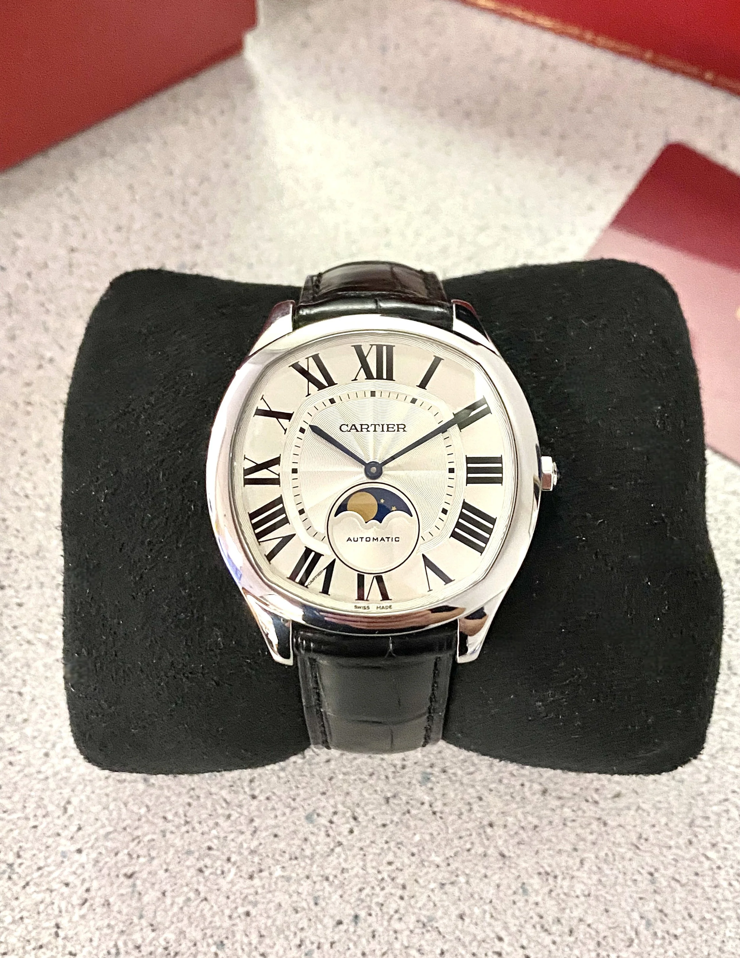 Cartier Drive de Cartier Moonphase #WSNM0008 - Box & Papers