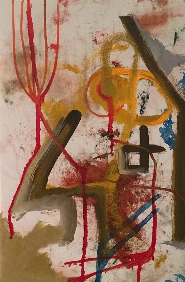 Kyle Haddad Welch, 2017,  Oil on canvas,  16”x10.75”x1.25”.jpeg