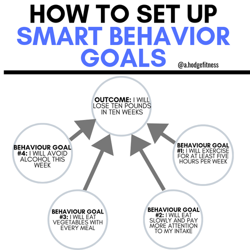 picture My Behavior Goals ashley hodge fitness customized