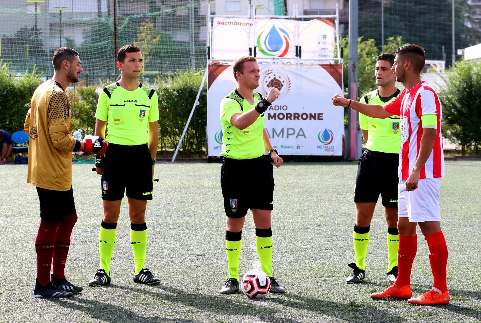 Eccellenza: la terna arbitrale di Morrone-Reggiomediterranea