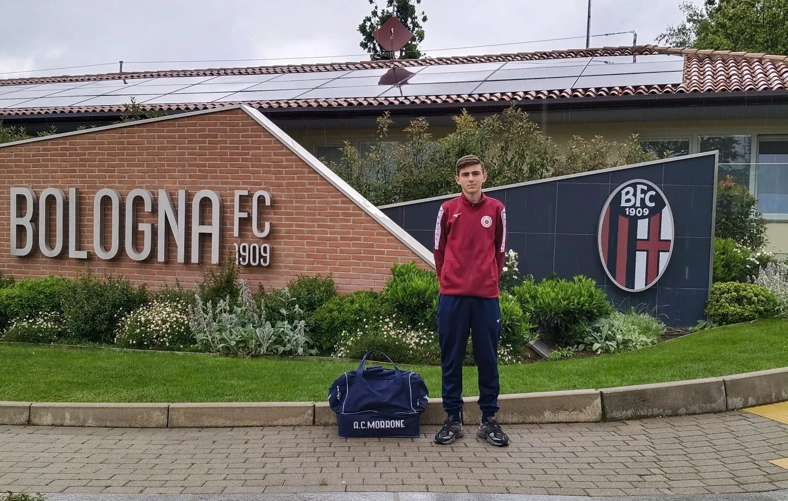 PLM Morrone Academy: stage di due giorni con il Bologna per il nostro Mario Gabriel Giorno