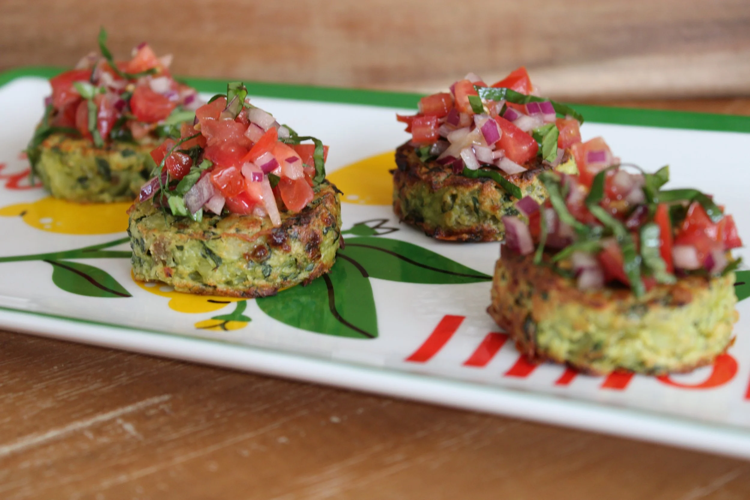 Spinach &amp; Ricotta Bruschetta Bites