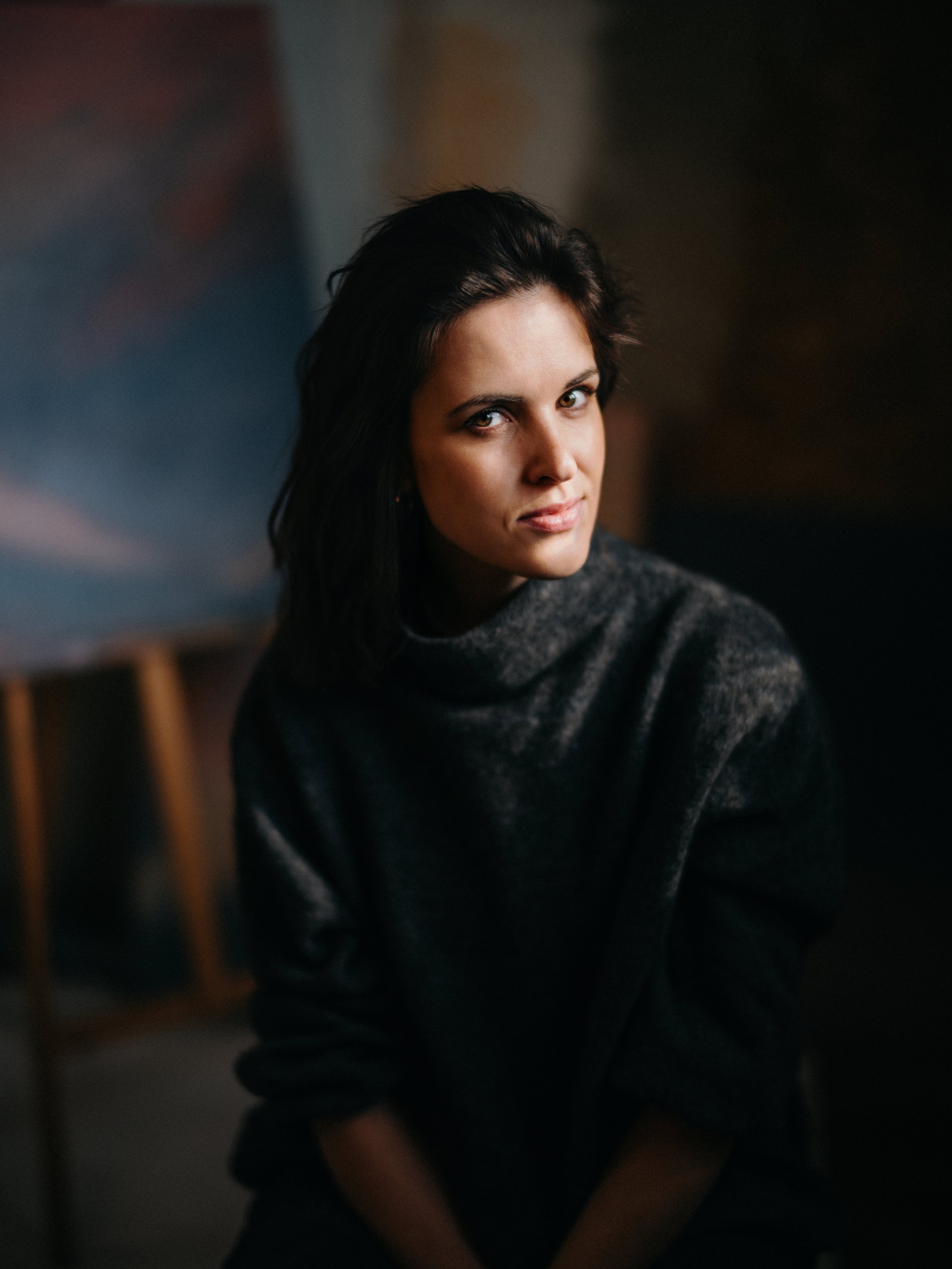 Portraits von der Sängerin Debby
