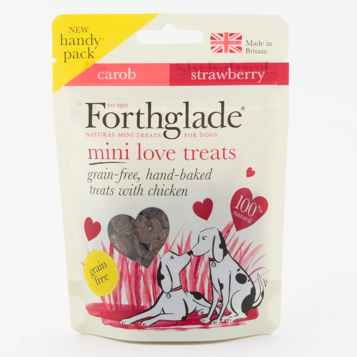 Forthglade (Mini) Love Treats: Carob &amp; Strawberry