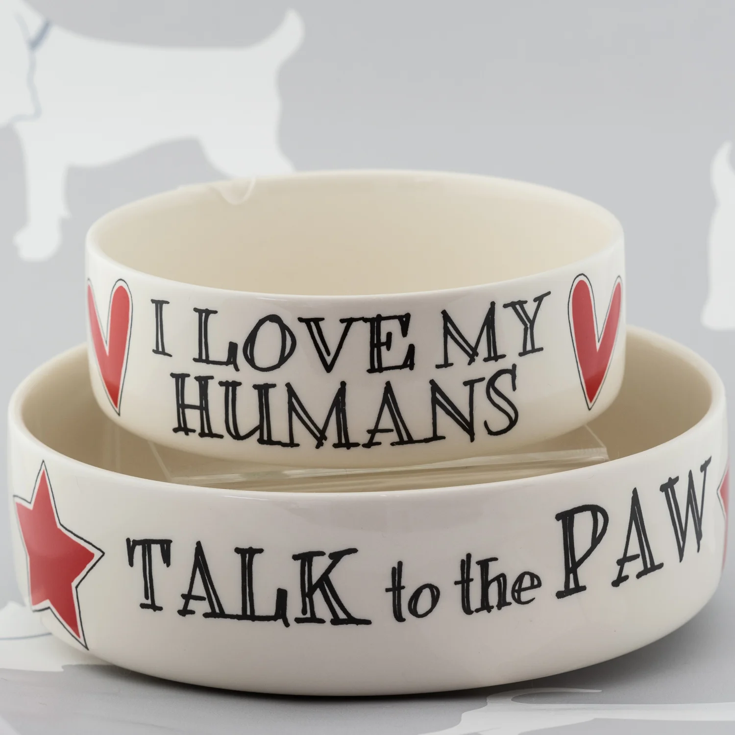 Sweet William Dog Bowls: Small