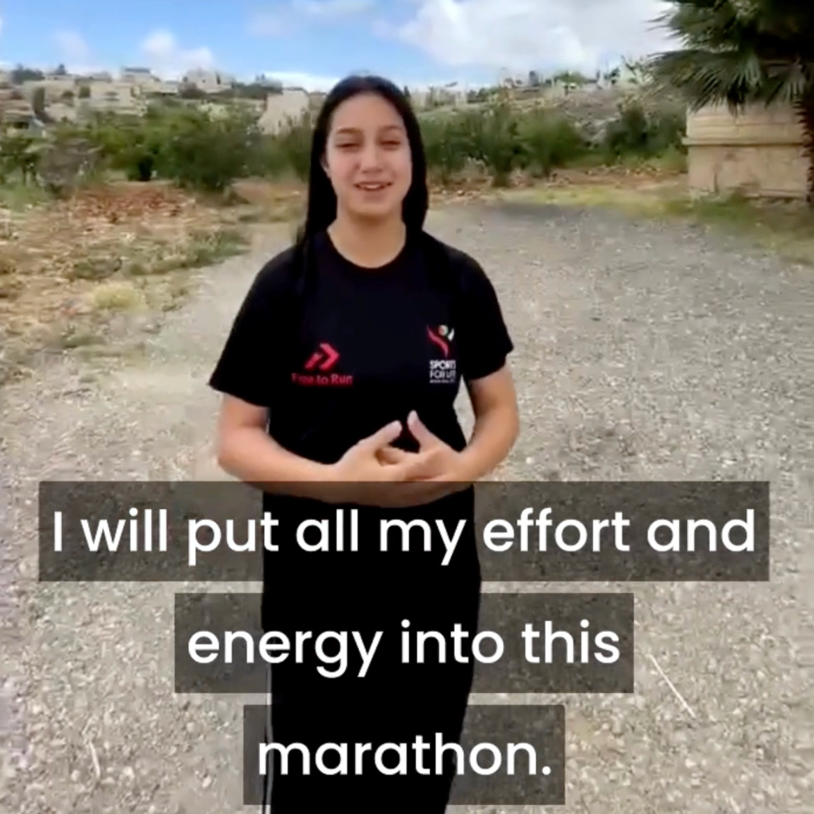 Team Free to Run Prepares for the Palestine Marathon