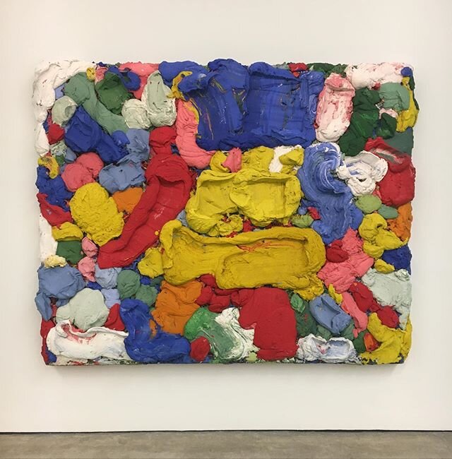 New client joy!  Doing business with some new clients today, and helping them bring their space to life made me feel as joyful as this exuberant Bram Bogart painting @whitecube . #lucky #artlover #artoftheday #contemporaryart #brambogart #whitecube #