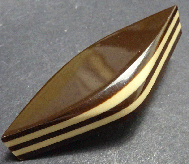 Large laminated Art Deco diamond