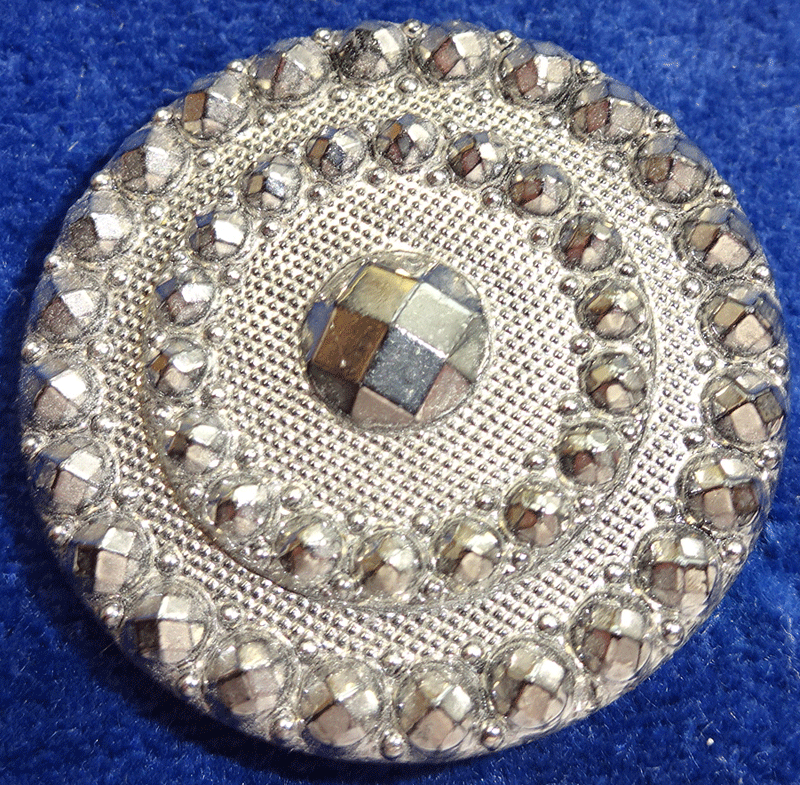 BOUTON ANCIEN - Verre - Boule - 13 mm - XXe - Glass Ball Button EUR 20,00 - FR