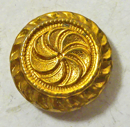 Small gilt metal spiral