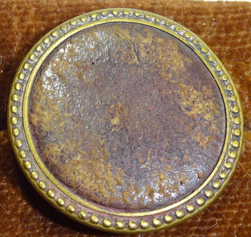 Leather top, metal rim, Paris back