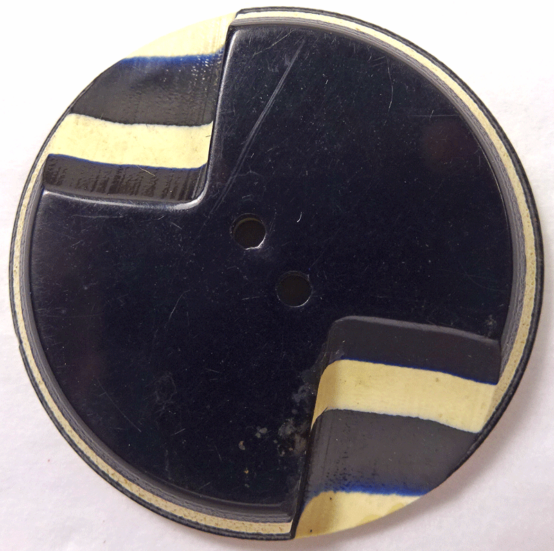 Large Art Deco laminated buttons