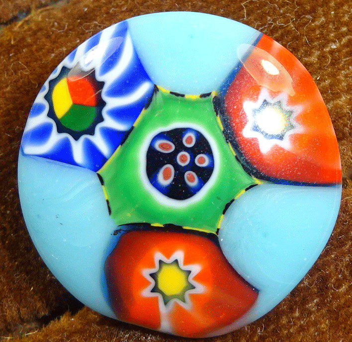 Turquoise Murano glass