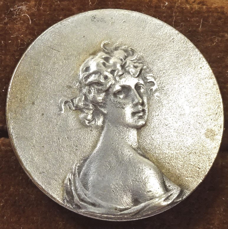 Silver plated female head