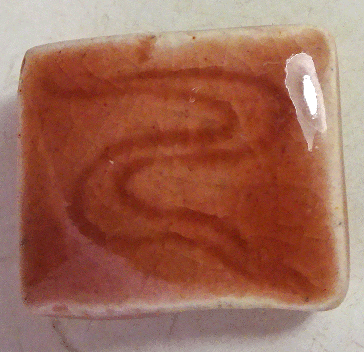 Small pink glazed pottery