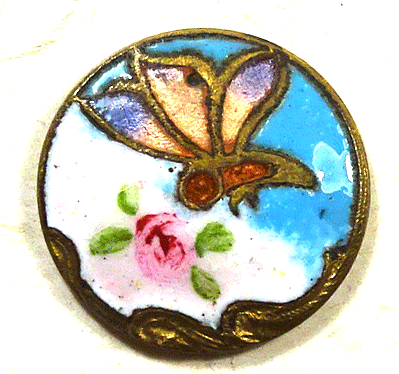 Small enamel butterfly