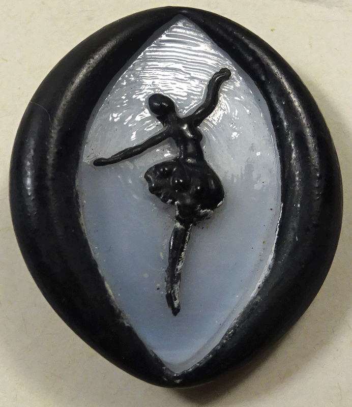 Blue glass ballerina - Glass Developments Ltd