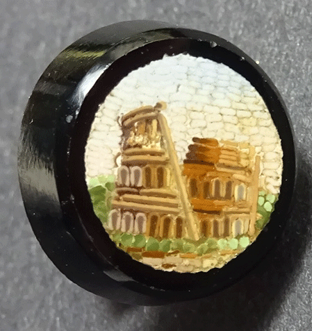 Small mosaic of classical scene - Colosseum