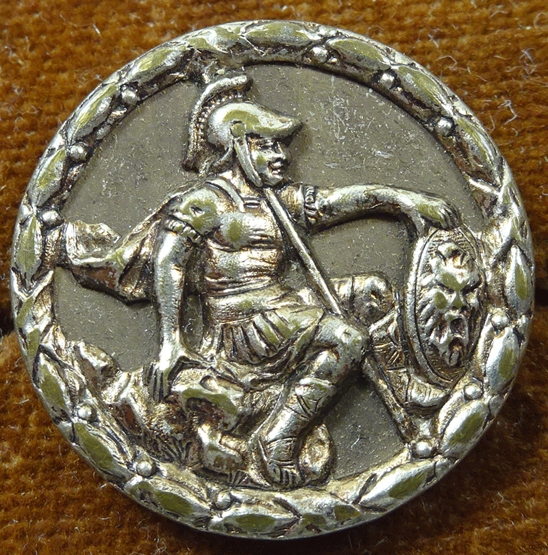 Roman soldier, seated