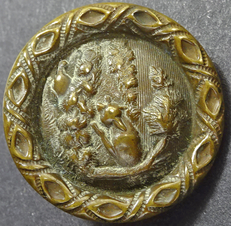 Fable button, registration diamond backmark
