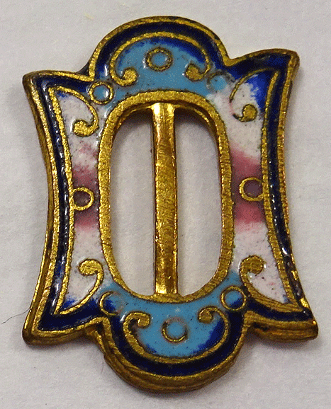 Small enamel buckles