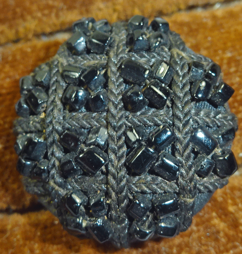 Black beaded squares