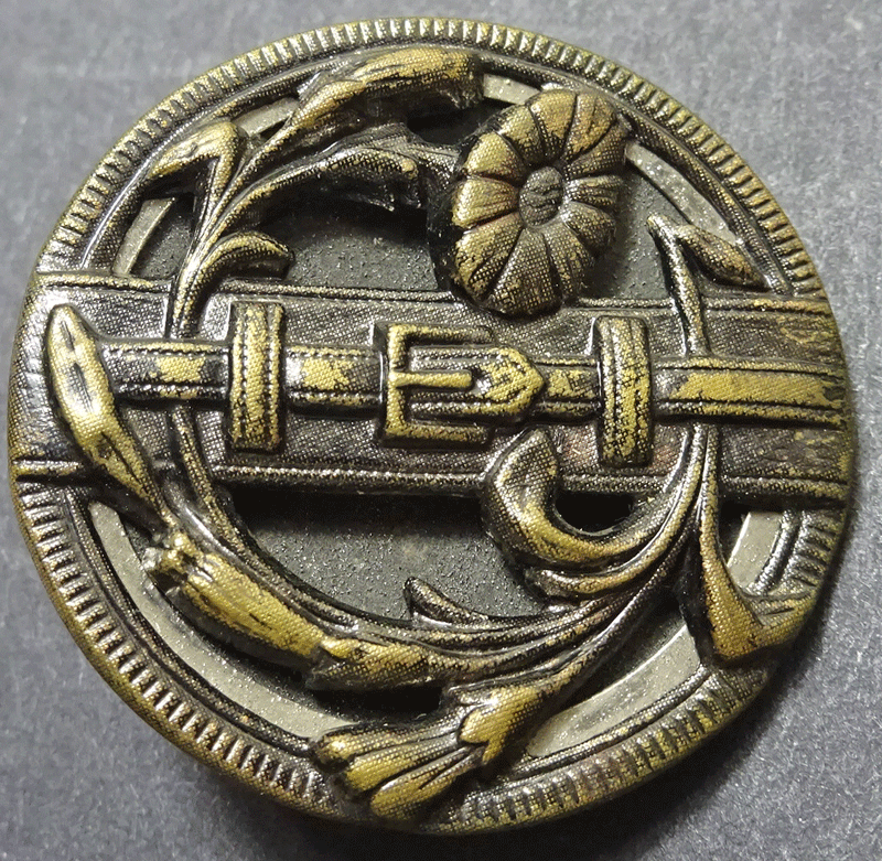 Buckle and strap over flowers