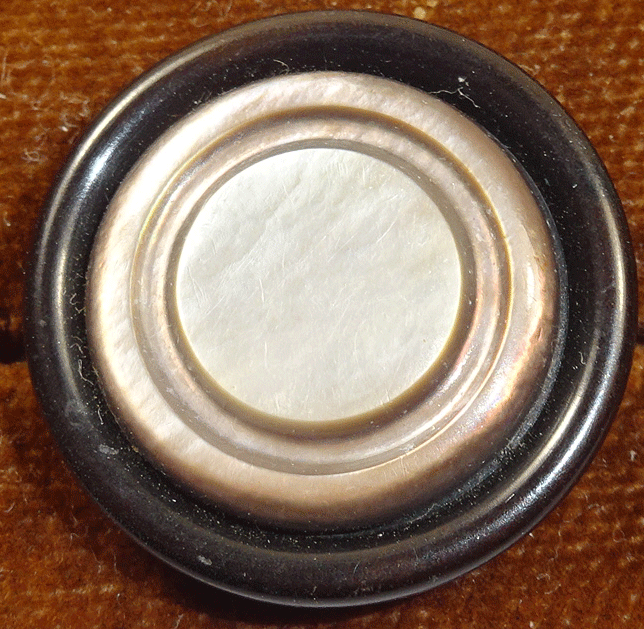 Mother of pearl in black frame