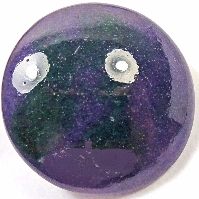 Large purple glazed ceramic