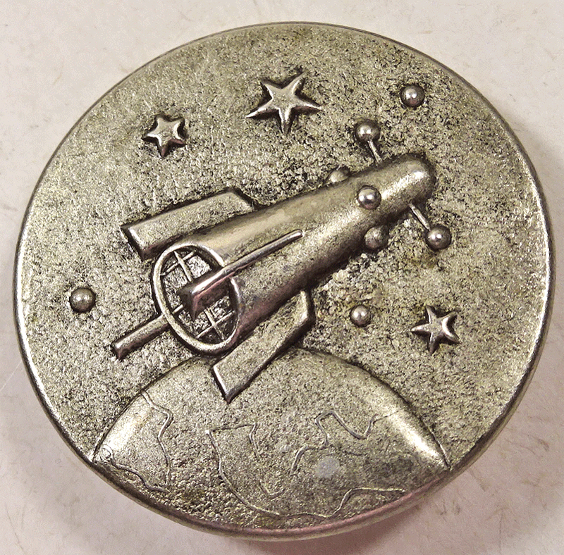 Metal space rocket