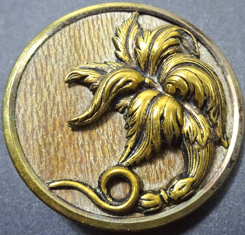 Large exotic flower on a wood background