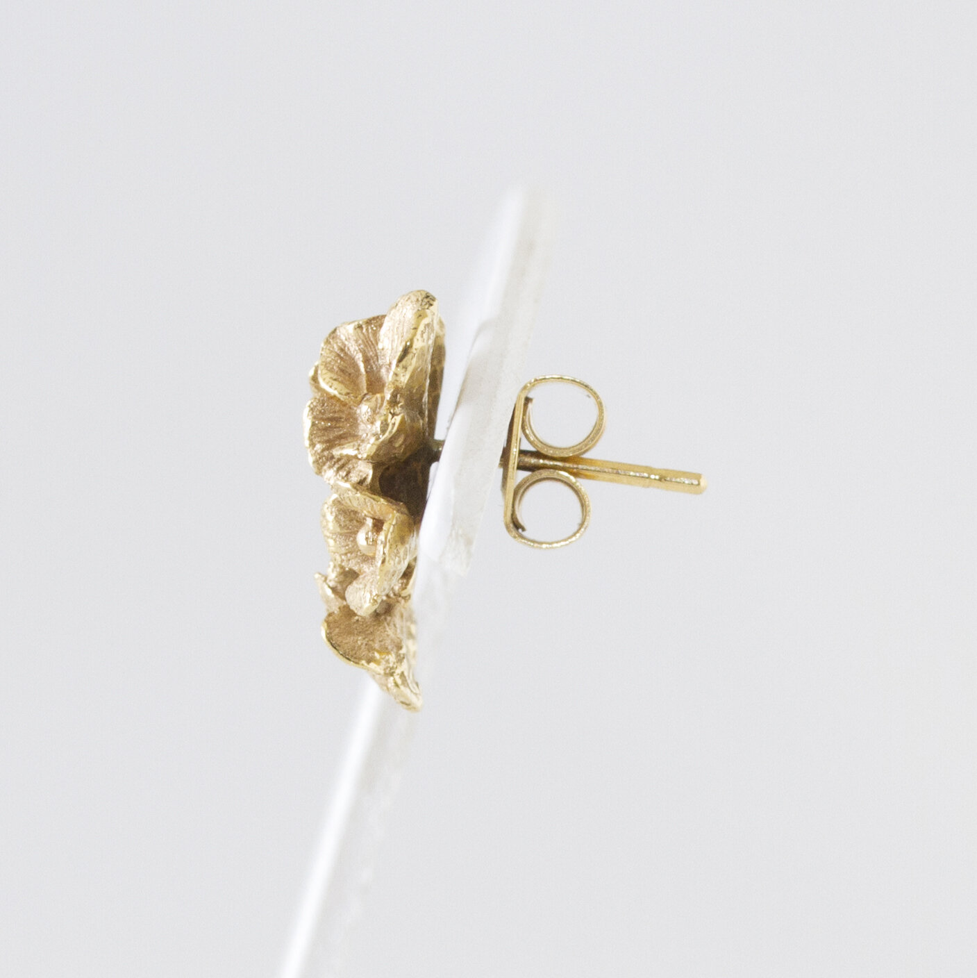 Boucles d'oreilles hortensia simples fabriquée en france