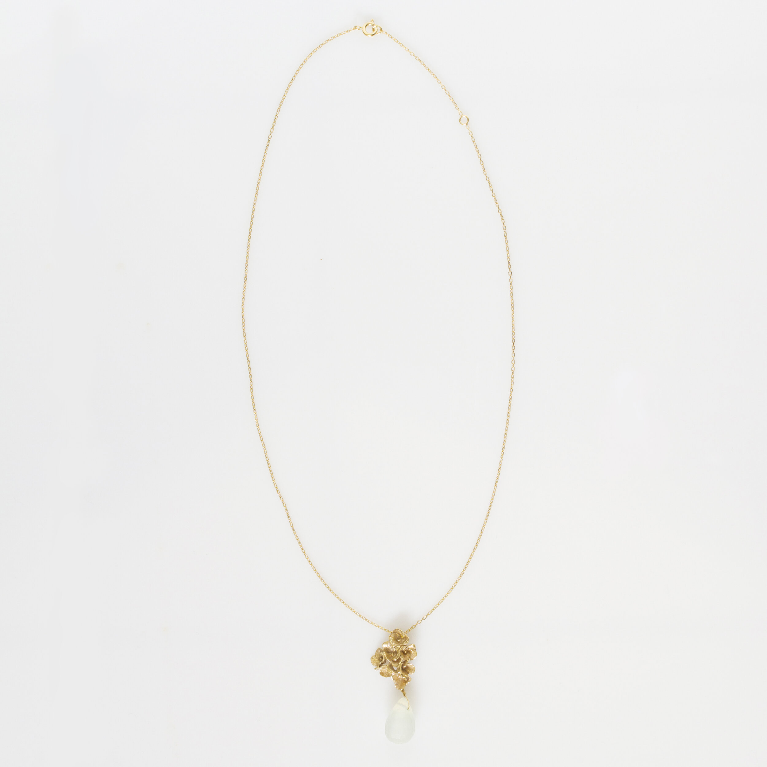 Collier pendentif Hortensia